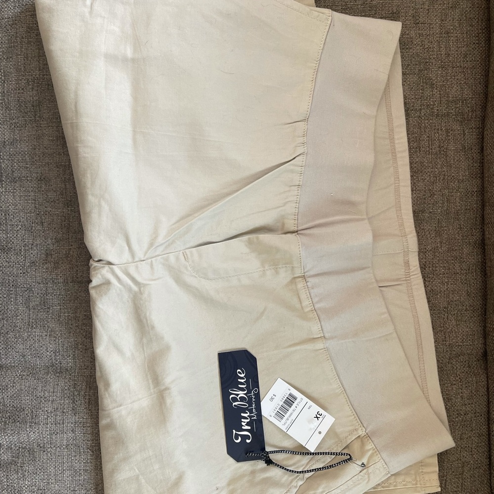 Tru Blue Maternity Khakis - 3X